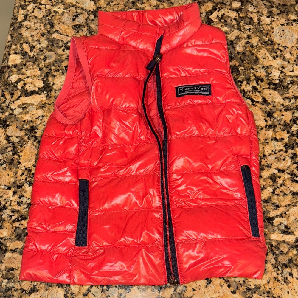 Vineyard Vines Red Puffer Vest-
Valentine’s Day attire!!!